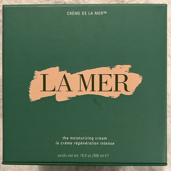 La Mer 16.5 oz empty jar and box. - Picture 2 of 5